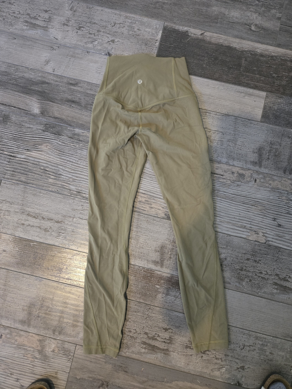 lululemon athletica Olive Green High-Waist Leggings